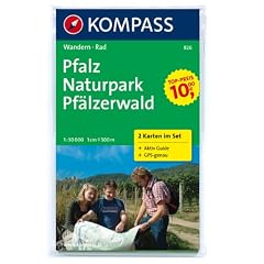Pfalz - Naturpark Pf�lzerwald 1 : 50 000: Wanderkarten-Set mit Aktiv Guide in der Schutzh�lle. GPS-genau