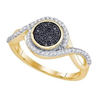 Cheap Girls Jewelry 0.20CTW BLACK DIA MICRO-PAVE RING For Sale Cheap Girls Jewelry 0.20CTW BLACK DIA MICRO-PAVE RING For Sale