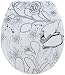 Wenko - 18362100 - Abattant - Jardin - Rose