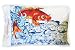 Ed Hardy Koi White Standard Size  Pillowcase
