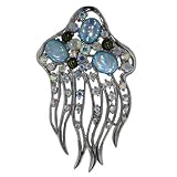 Pugster Ocean Squid Animal Brooch Pin