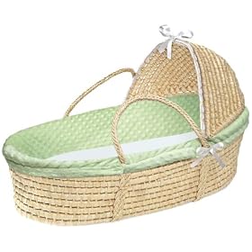 Click here to buy Badger Basket Co Natural Hooded Moses Basket -... by Badger Basket.