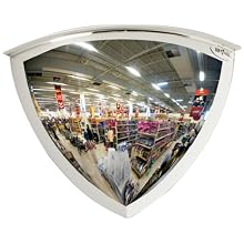 See All Plexiglas Panaromic Quarter Dome 90 Degree Security Mirror