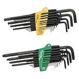 Wiha 36694 Torx Long Arm L-Key Sets, 26-Piece [並行輸入品]
