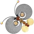 Circular Studded Butterfly Brooches Jackets