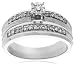 Jewelry : 10k Choice of White or Yellow Gold Diamond Engagement Ring (1/4 cttw, I-J Color, I3 Clarity)