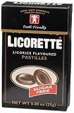 Daprano & Co Licorette Sugar Free Hard Candy, 0.88-Ounce Boxes (Pack of 12)