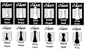 Fridge Magnet Chess Set-Complete Set of 32 Pieces-Each magnet 70mm x 45mm