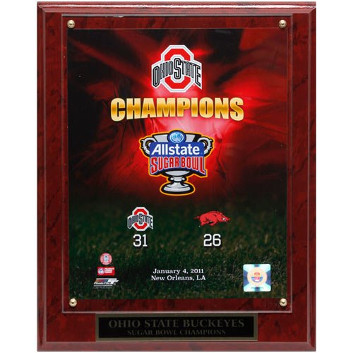 Ohio State Buckeyes 10.5'' x 13'' Sugar Bowl Champions Score Plaque