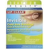 Quantum Health Lip Clear Invisible Cold Sore Bandage, 12 Count