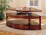 51vPMLEzkzL. SL160  Pie Shaped Lift Top Coffee Table