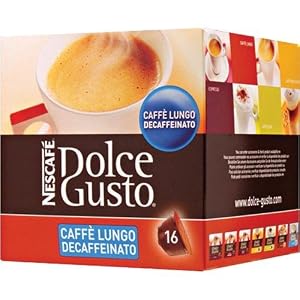 Nescafe Dolce Gusto Caffe Lungo Decaffeinato - 16 Beverages by