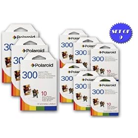 Click here to buy 9 Pack Of Polaroid PIF-300 Instant Film for 300 Series Cameras + DBRoth Micro Fiber Cloth.
