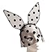 Goege Sexy Dot Rabbit Bunny TUTU Ears Lace Gauze Veil Hair Mask