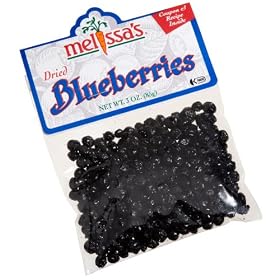 Melissa's Organic Dried Blueberries, 3 packages (3 oz) by Melissa's