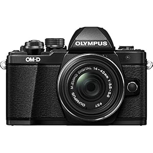 Olympus OM-D E-M10 Mark II Mirrorless Digital Camera with 14-42mm II R Lens (Black)