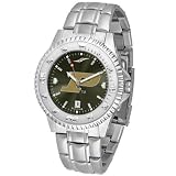 Purdue Boilermakers NCAA Anochrome Competitor Mens Watch (Steel Band)