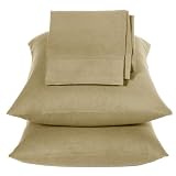 Woolrich  Solid Flannel Sheet Set - Taupe