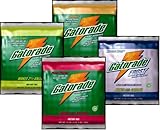 IMAGE OF Gatorade Powder Variety Pack (Lemon-Lime, Orange, Fruit Punch, Riptide Rush), 21-Ounce Pouches (Pack of 32)