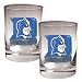 Duke Blue Devils NCAA 2pc Rocks Glass Set by Great American Products