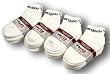 Dada Women's Sports Ankle Socks, 12 pack, White