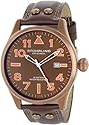 Stuhrling Original Men's 141EA.3365K59 Eagle Flyer Swiss Quartz Brown Dial Watch