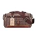 BLUBOON Overnight Bag Canvas Leather Vintage Travel Duffel Bags 18.9
