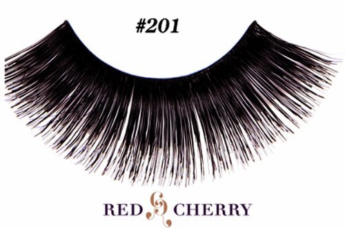 Red Cherry Eyelashes BIG BOLD LASHES (Pack of 12- 1 Dozen) (201)