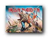 Iron Maiden Trooper Cloth Textile Fabric Poster Flag