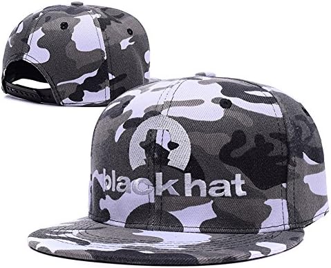 YTENG Blackhat Logo Embroidery Camouflage Cap Camo Snapback Hat