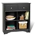 Sonoma Black Finish Sideboard Buffet Console Table Server