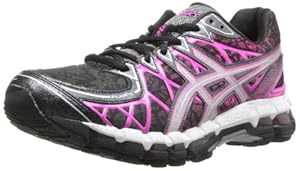 ASICS Women's Gel-Kayano 20 Running Shoe,Swarm/Lightning/Hot Pink,8 M US