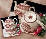 Red Floral Tea 4 One