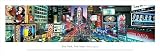 midwest attractions-New York, New York-Times Square World Attraction 37.5 x 9 Unframed Panoramic Wall Decoration Free Shipping