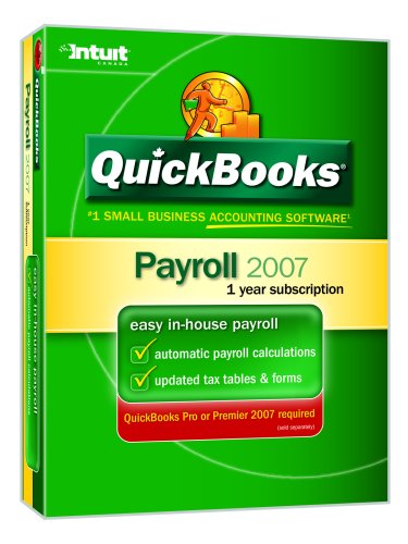 City Travel Guides Discounted  Software : Quickbooks Payroll Standard English Edition 2007 [Requires QuickBooks]