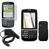 iNcido Brand Samsung Replenish M580 Combo Rubber Black Protective Case Face ....