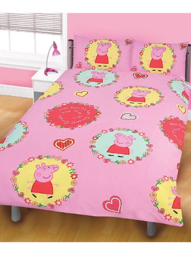 Peppa Pig Double Duvet Cover - Spiral
