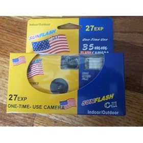 Sunflash One-time Use 35mm Flash Camera 27 Exposures Indoor or Outdoor Use by Sun Microsystems