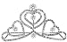 Quinceanera Humble Heart Silver Diamante Sweet 15 Comb Tiara