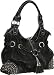 Black Large Studded ''Carmen'' Hobo