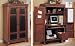 Sunrise Computer Armoire - Two-Tone Cherry - 7692CH-ASST