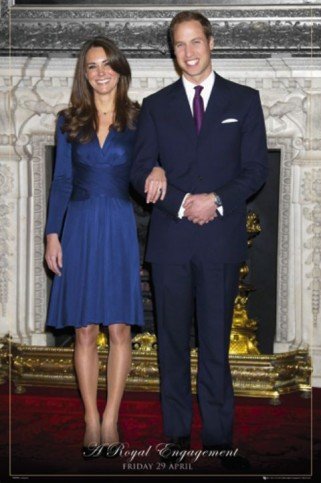 1art1 52075 Haus Windsor - A Royal Engagement Prinz William Und Kate Middleton Poster 91 x Preisvergleich