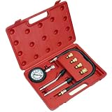Zoom Produkt-Bild: Motor Kompressionspr&uuml;fer Tester Kompressiontester Satz Manometer 0-20 BAR