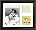 Bettie Page - Beach Sitting - Framed 5 x 7 Photograph with Biography