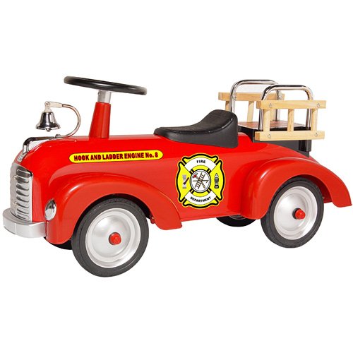 Morgan Cycle Fire Engine ScootSter Riding Toy