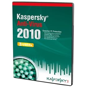 Kaspersky Anti-Virus 3 User, 1 Year License, 2010 (PC CD)