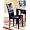5 Pc Dark Artificial Marble Top Dinette Dinning Set , Dining table 4 Chairs