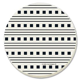 Corelle City Block Absorbent Stone Coaster, 4-Pack by 