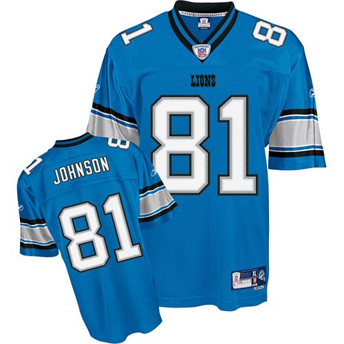 Reebok Detroit Lions Calvin Johnson Youth Premier Jersey Medium