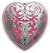 Pink Western Heart Belt Buckle